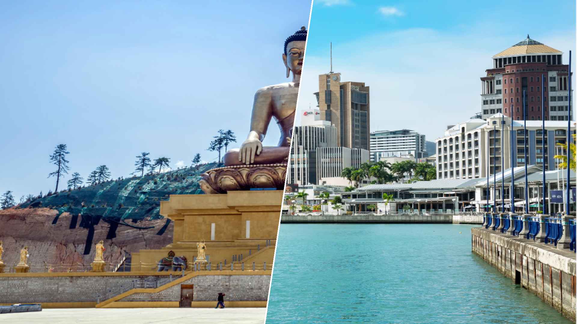 Timphou to Port Louis