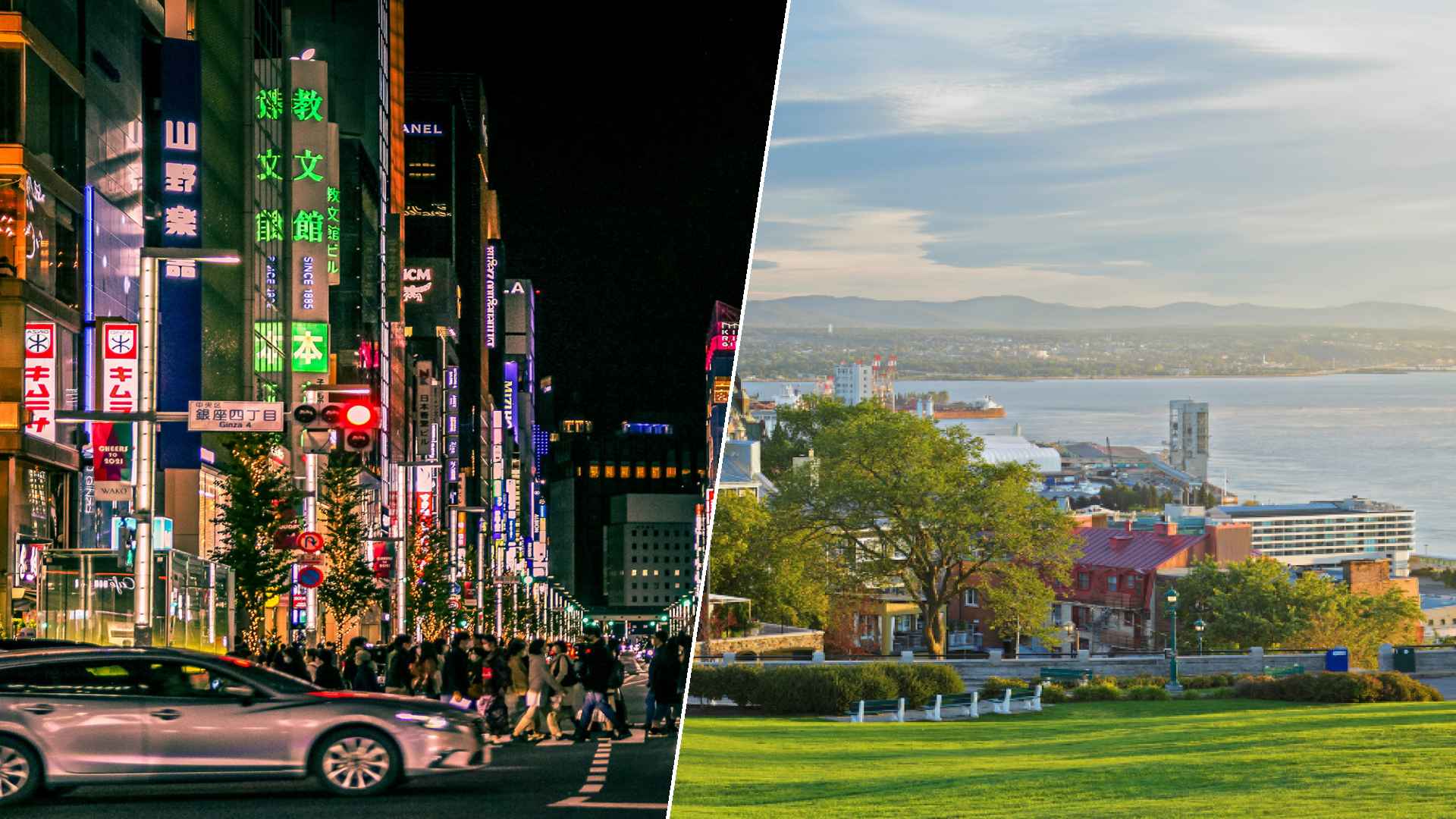 Tokyo to Quebec city