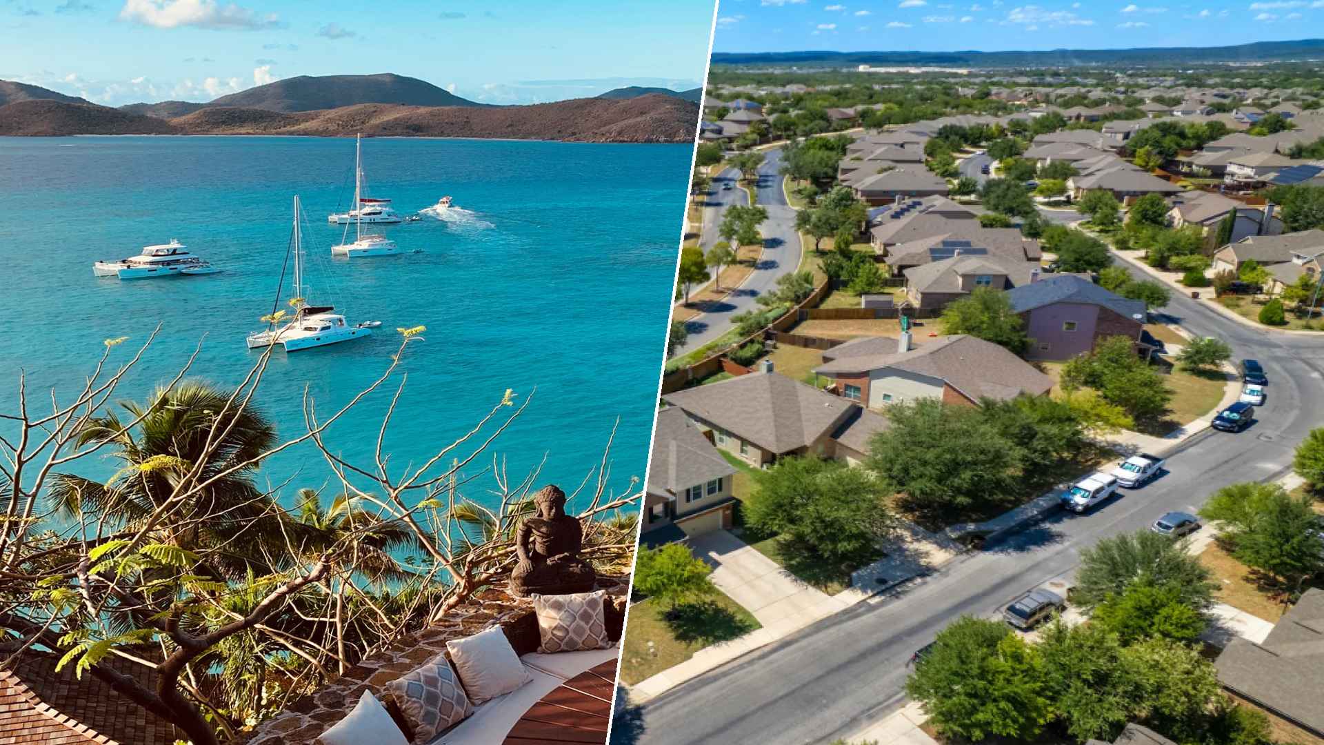 Tortola to Grand Prairie