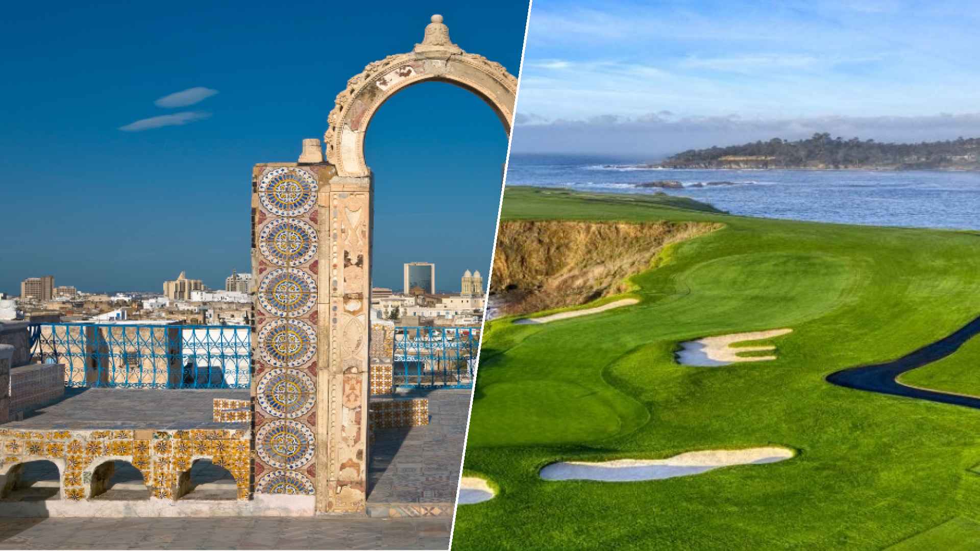 Tunis to Pebble Beach Golf Links