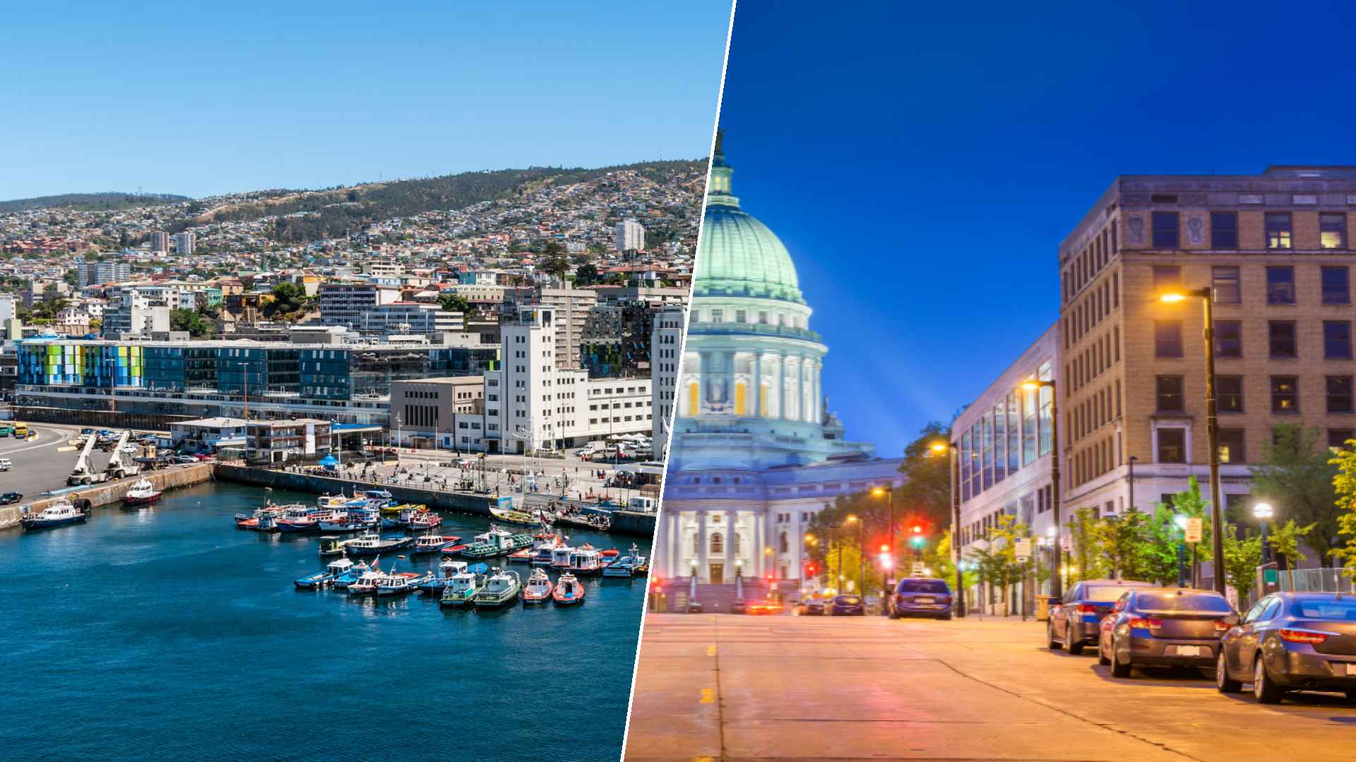 Valparaíso to Madison