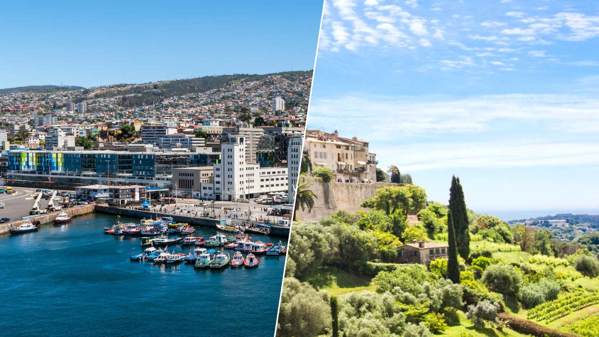 Valparaíso to Vence