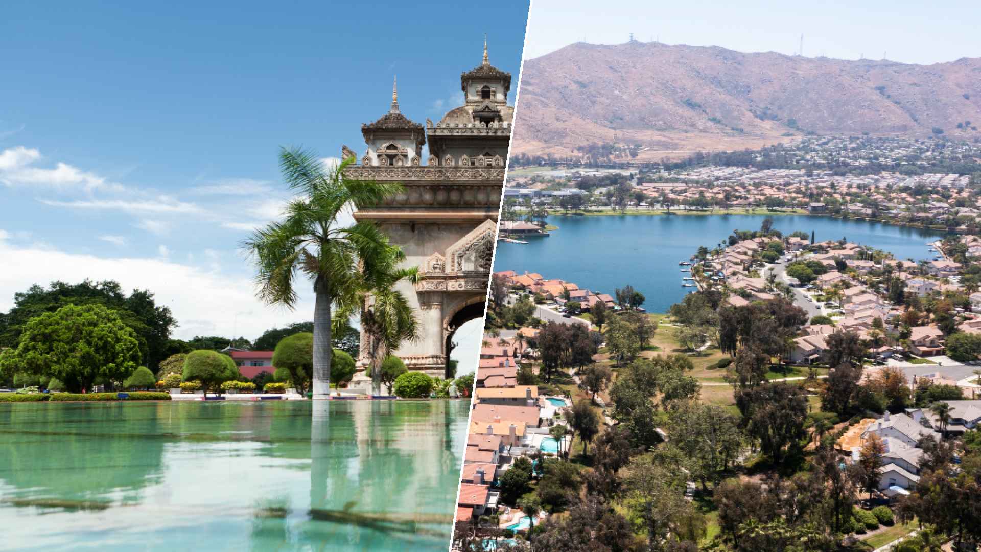 Vientiane to Moreno Valley