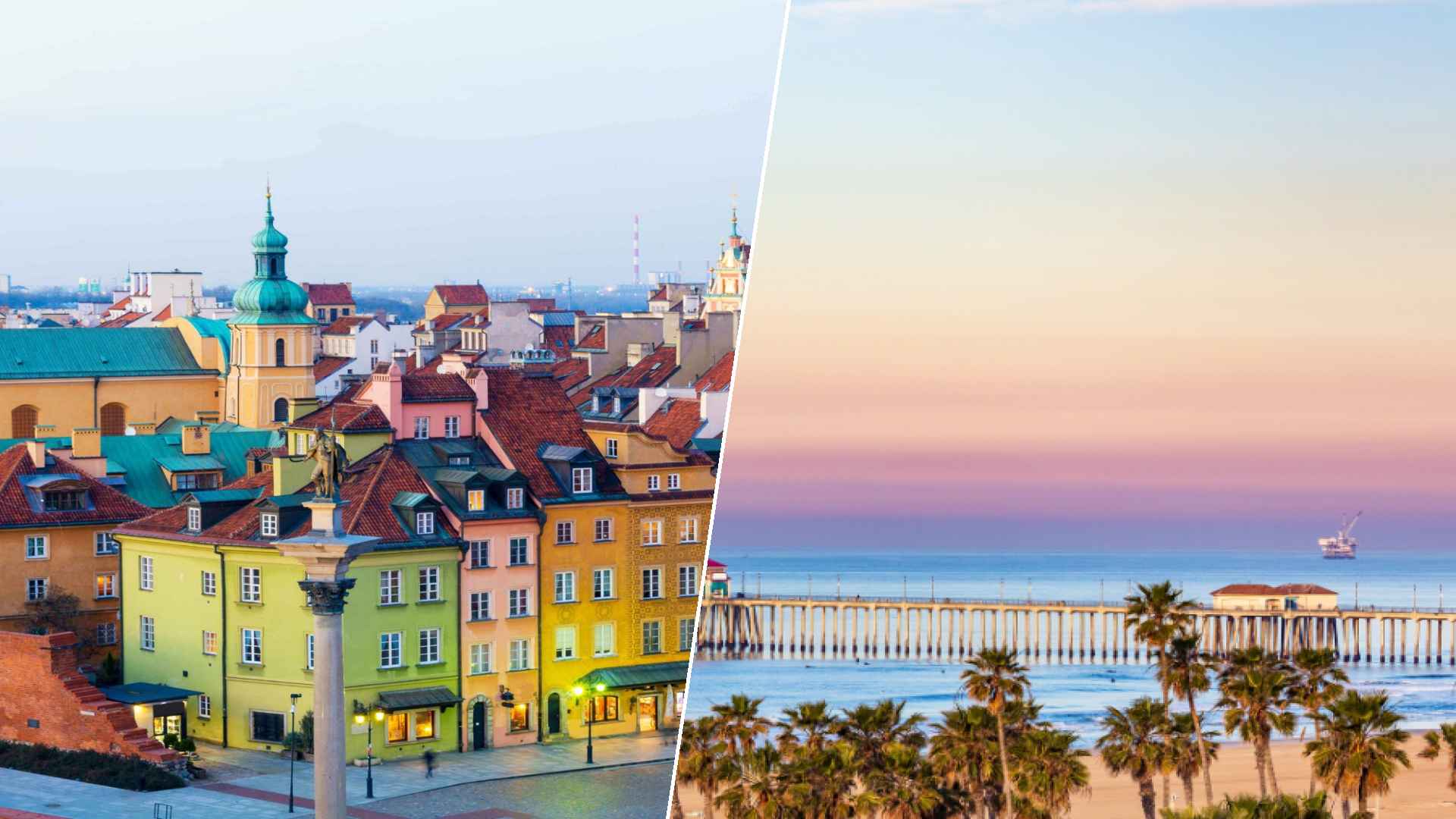 Warsaw to Huntington Beach