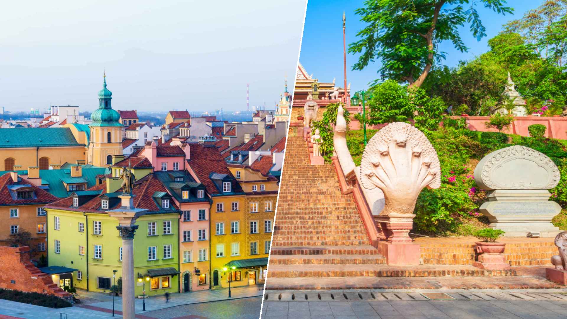 Warsaw to Phnom Penh