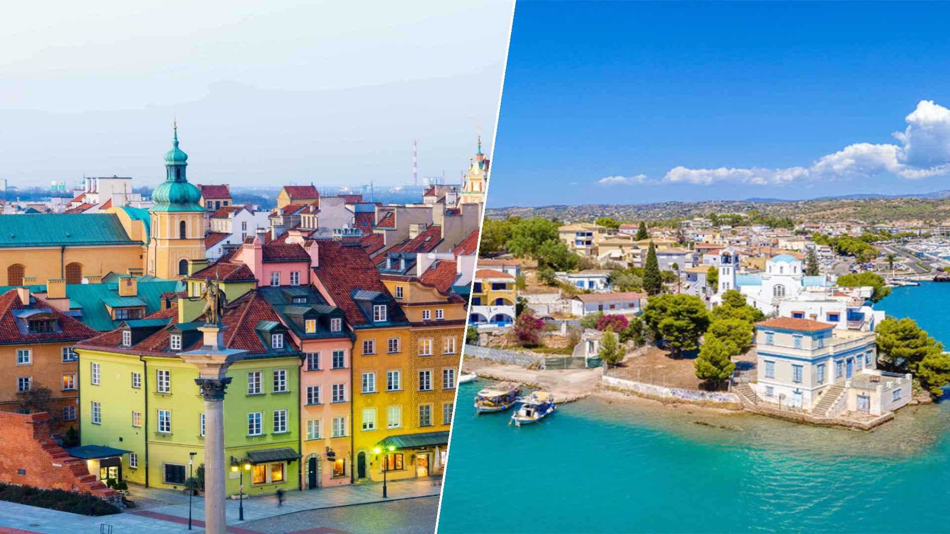 Warsaw to Porto Heli