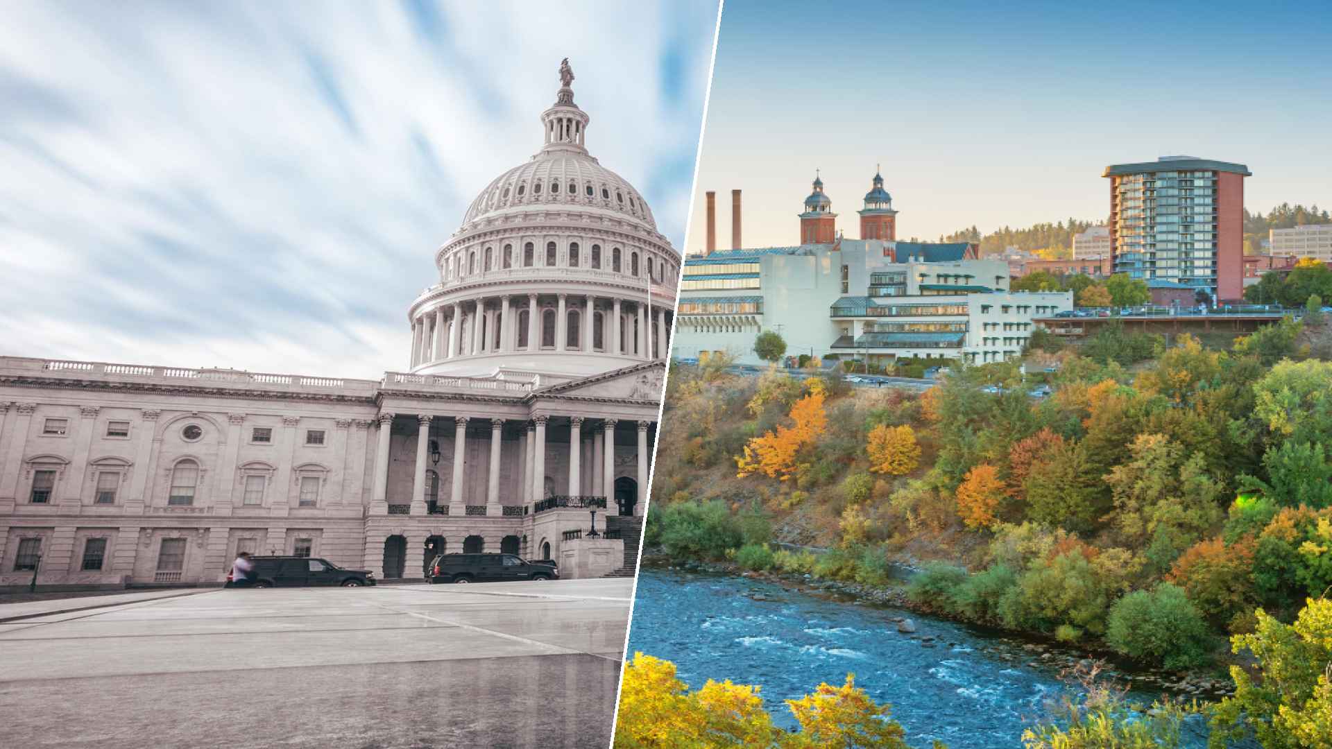 Washington D.C. to Spokane