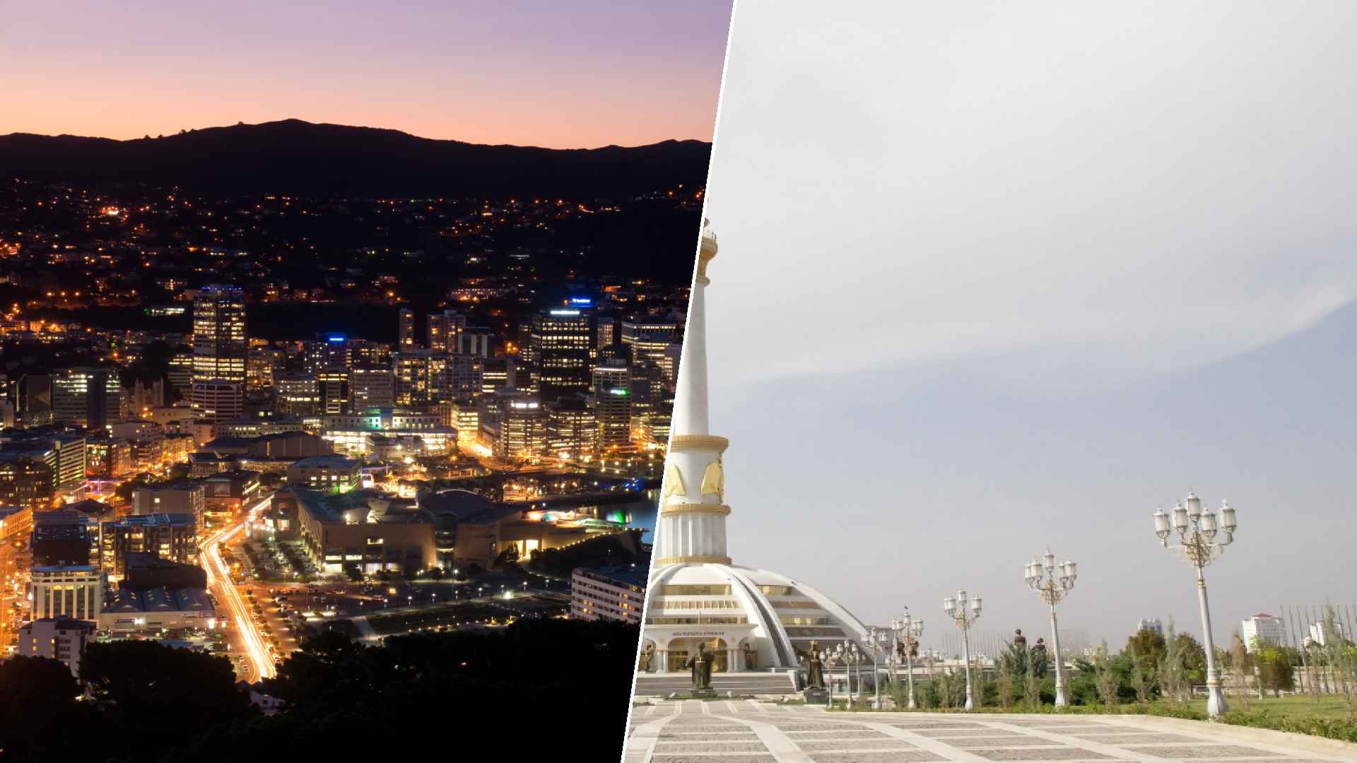 Wellington to Ashgabat