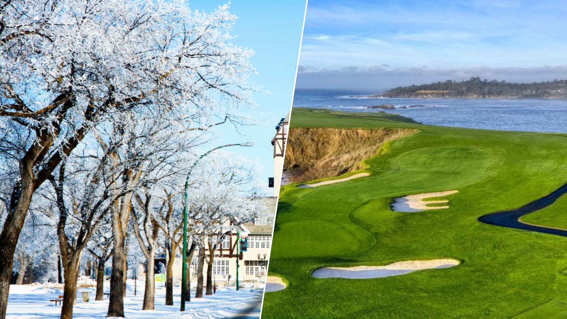 Winnipeg to Pebble Beach Golf Links