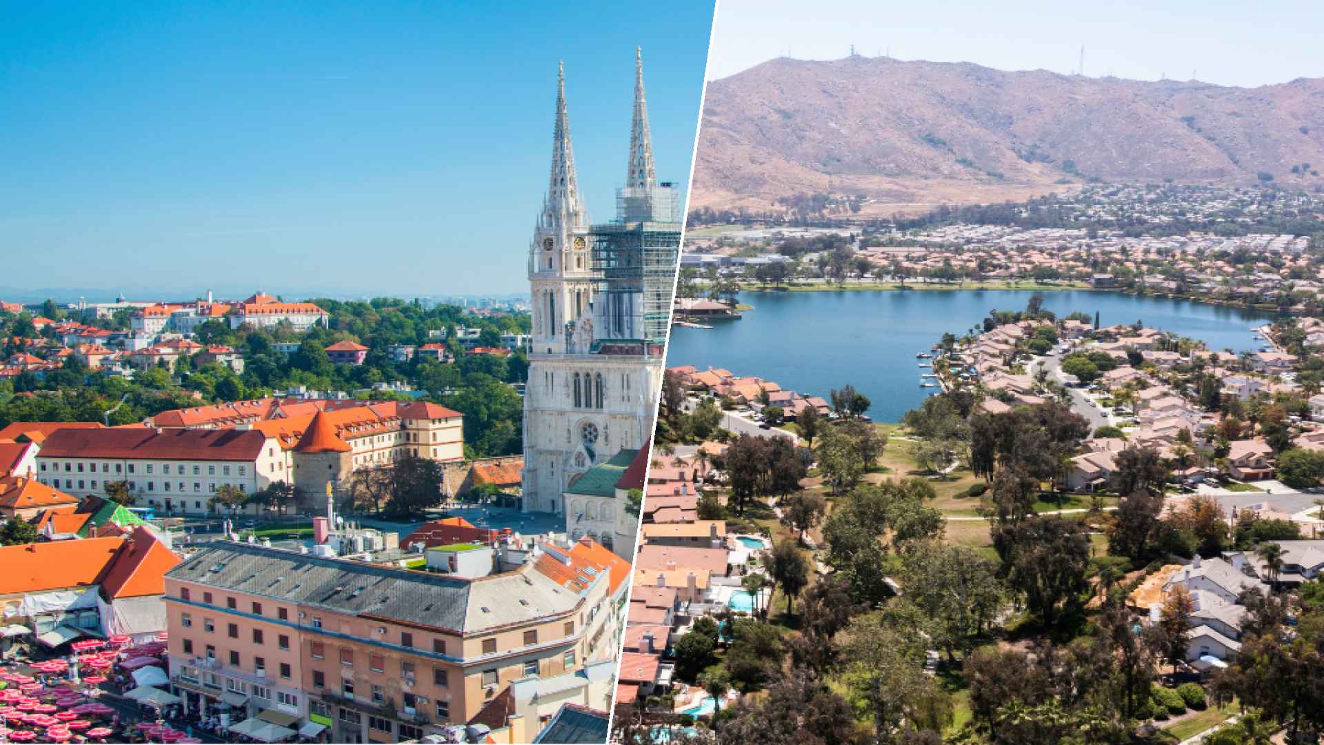 Zagreb to Moreno Valley